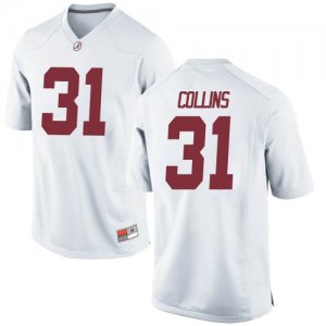 Men's Alabama Crimson Tide #31 Michael Collins White Game NCAA College Football Jersey 2403CTRC8